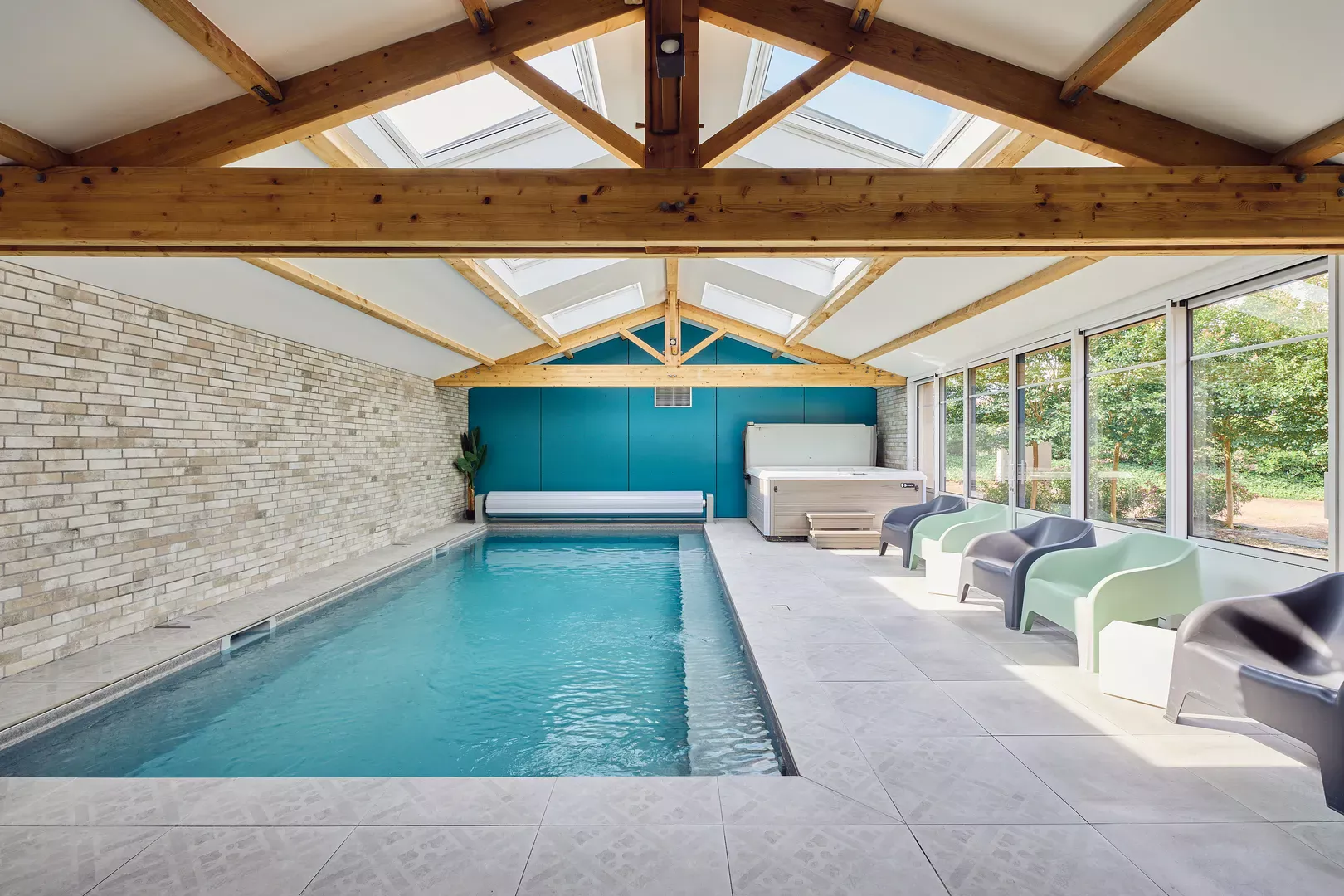 Domaine de la Coutardière piscine Domaine de la Coutardière - piscine intérieure chauffée Vendée